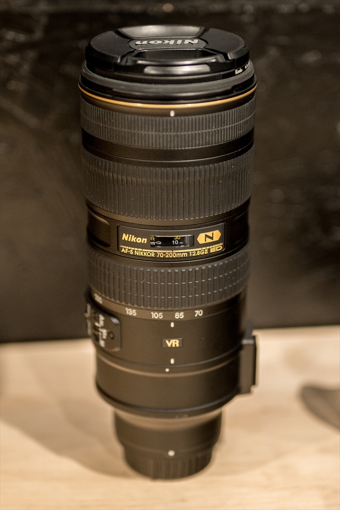 AF-S NIKKOR 70-200mm F2.8G ED VR II 美品 Zeta Quint＆可変NDフィルター付の画像2