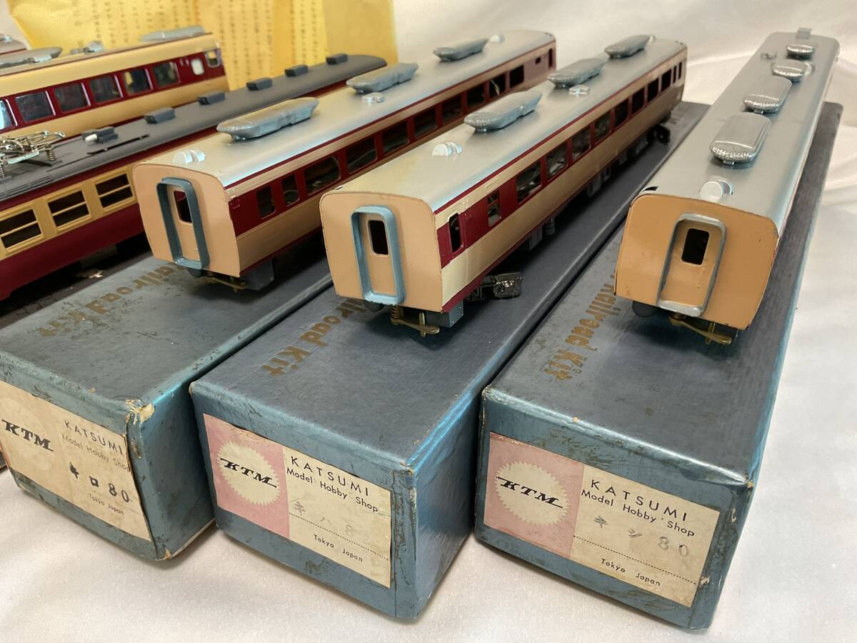  HO gauge * collection 19 KAWAI MODEL/ railroad model company /KTM 1965 year buy goods 7 car . with defect present condition goods 
