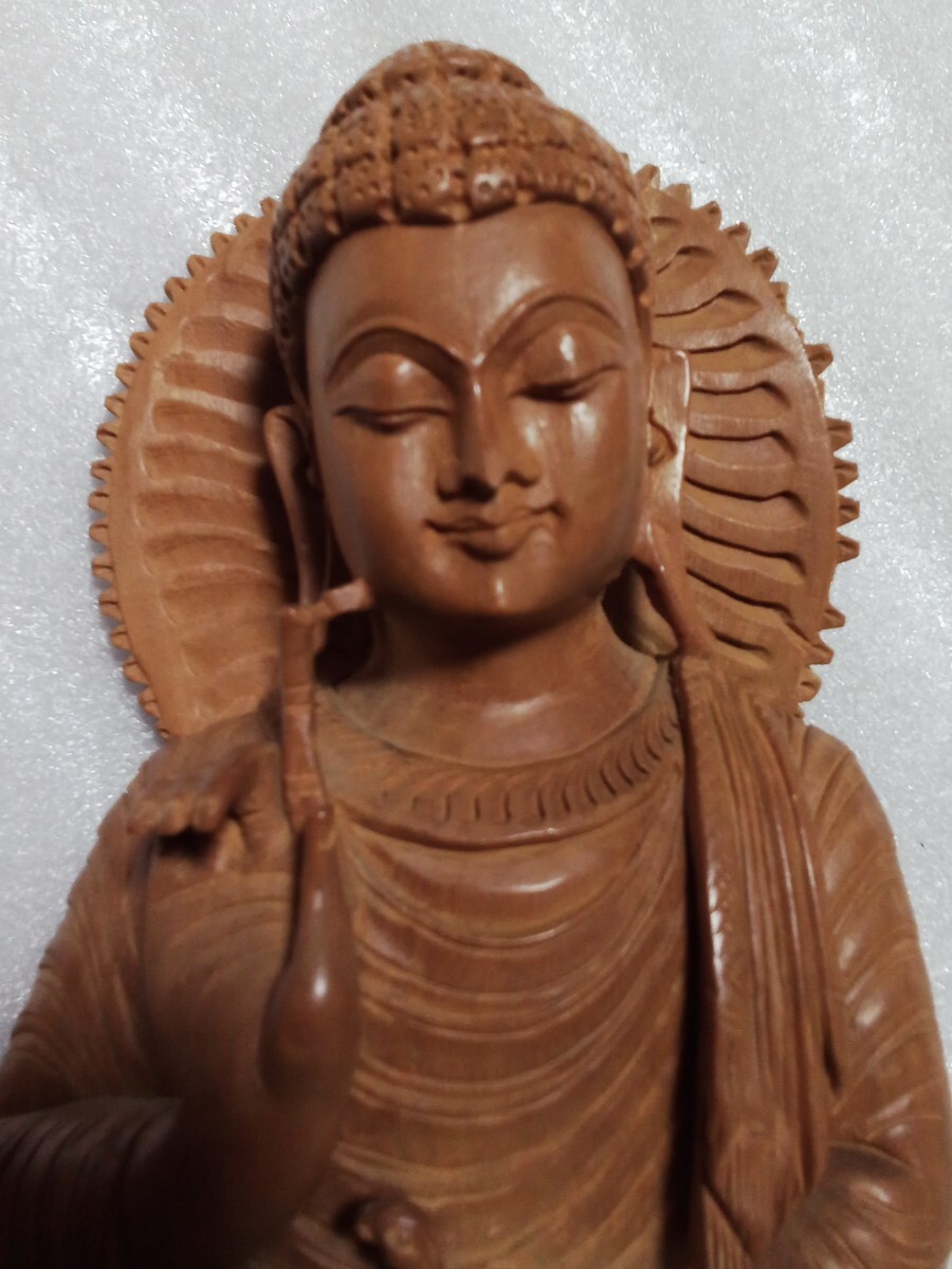 廃業された仏壇屋さんからの初だし　木彫りの釈迦如来座像　東洋仏像　インド　タイ　チベット　信仰　宗教　宗派_画像8