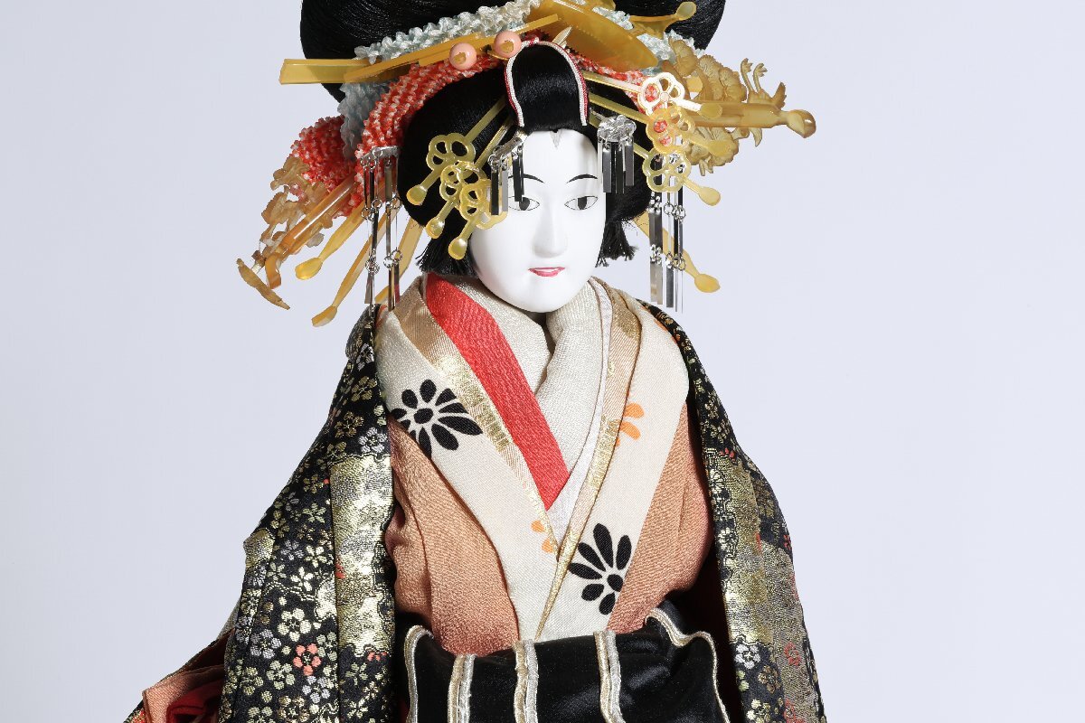  нет форма народные обычаи культура состояние бамбук . bunraku произведение [. старый магазин кукла ] стеклянный кейс есть kabuki joruri японская кукла bunraku кукла традиция прикладное искусство 