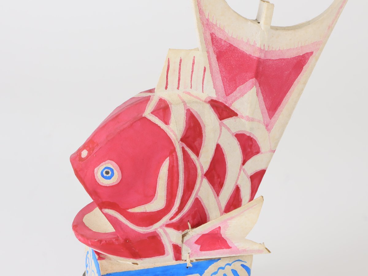 三条の鯛車 郷土玩具 新潟県 民芸 伝統工芸 風俗人形 置物_画像9