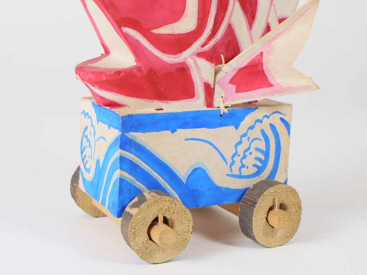 三条の鯛車 郷土玩具 新潟県 民芸 伝統工芸 風俗人形 置物_画像10