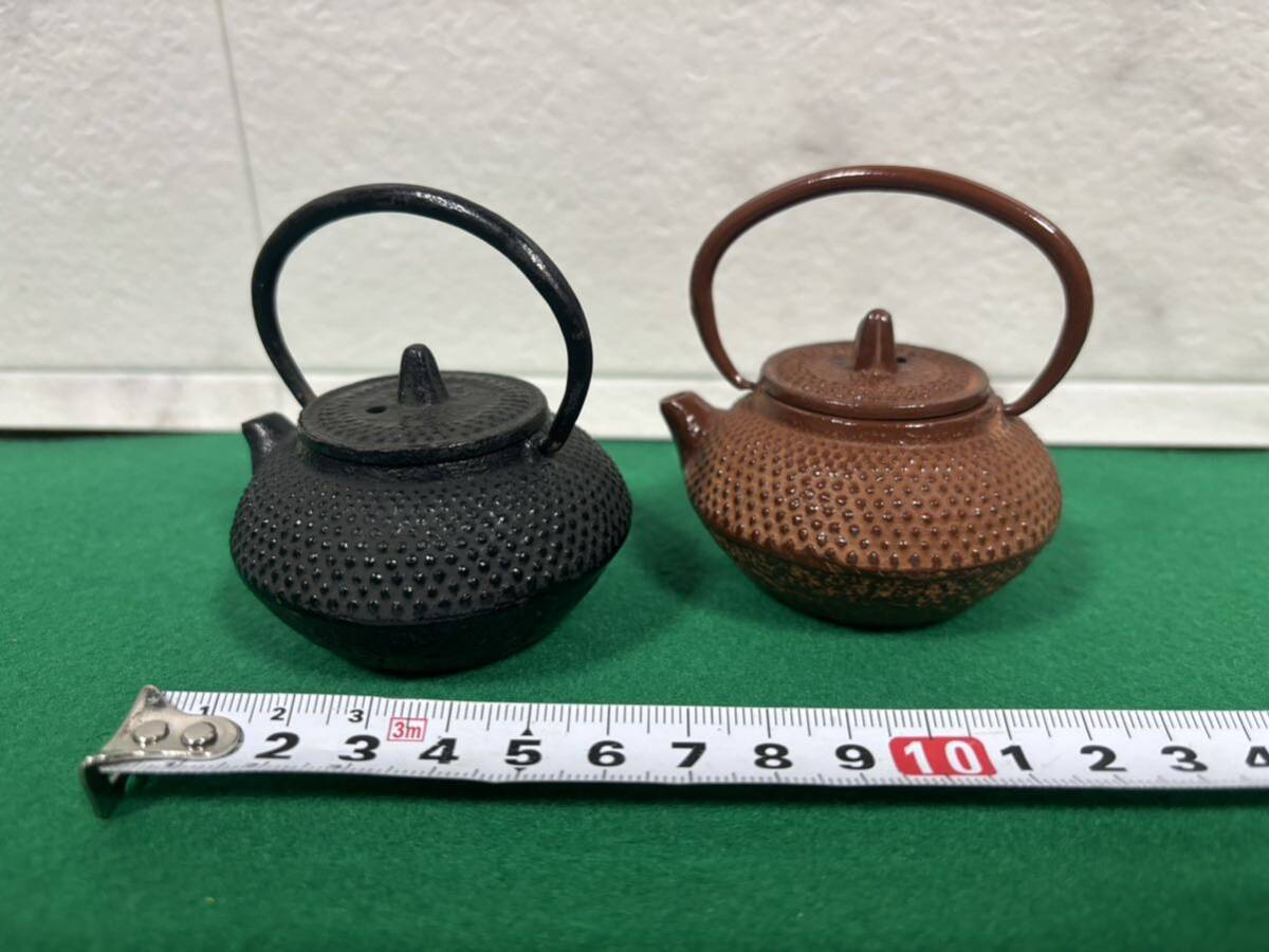 ミニチュア 南部鉄器 急須 鉄製 茶器 鉄瓶 茶道具 金属工芸 書道具 工芸品 _画像1