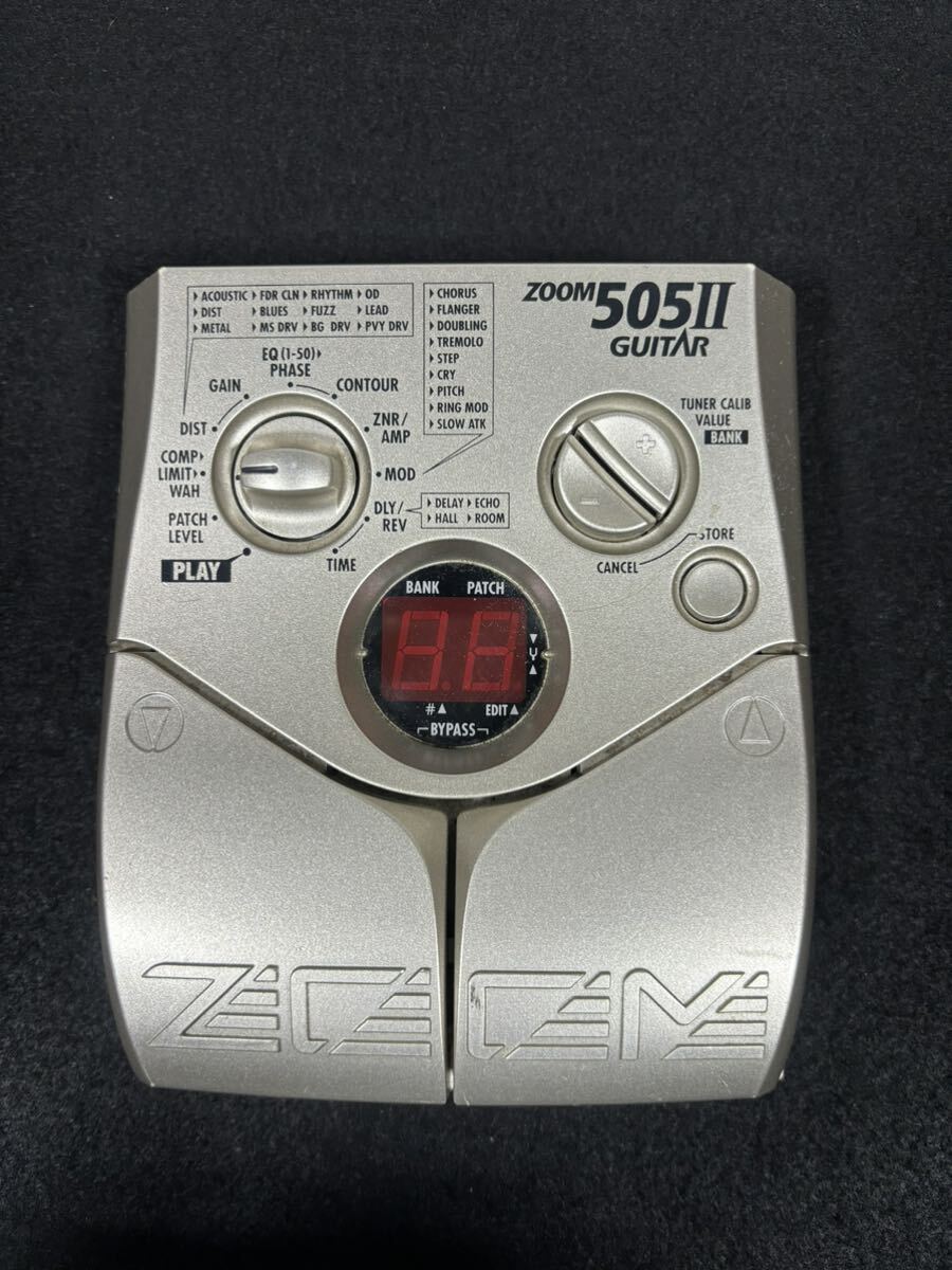 【中古品】 ZOOM ズーム 505ⅡGUITAR マルチエフェクター Guitar ギター 動作未確認 エフェクターの画像1