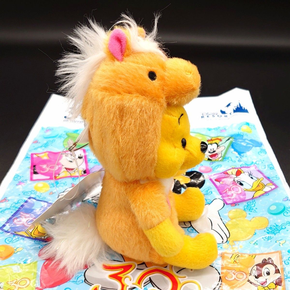 新品タグ付き ディズニー くまのプーさん 干支 ぬいぐるみバッジ 新品タグ付き ディズニー くまのプーさん 干支 ぬいぐるみバッジ