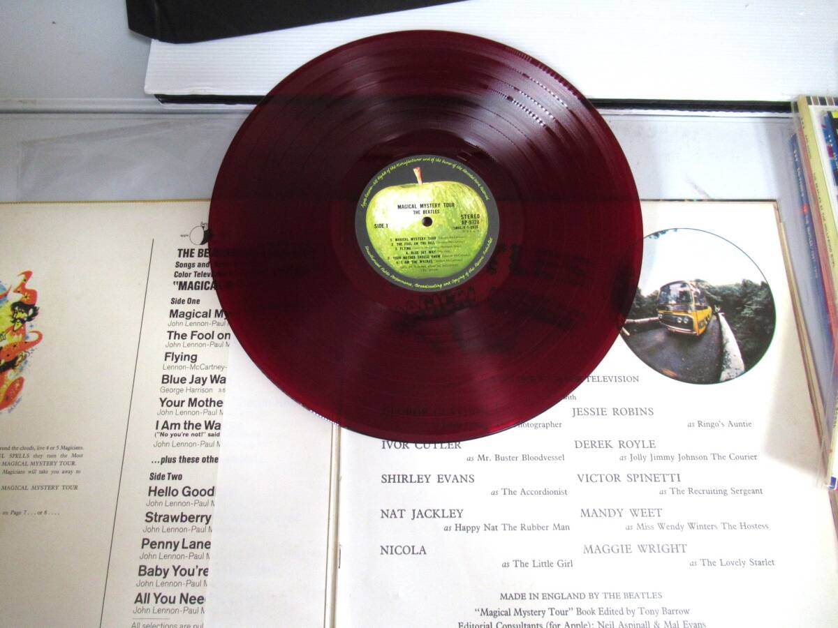 THE BEATLES （ビートルズ）帯付き ＬＰレコード アルバム12枚セット 赤盤 青盤 の画像9