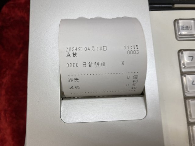 04-10-506 ★N CASIO カシオ SE-S20 電子レジスター 店舗用品 中古の画像3
