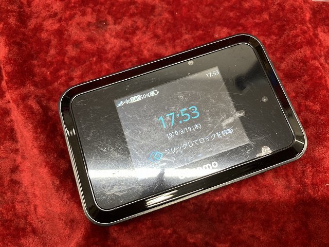 11-15-712 ◎AG ネットワーク機器 ルーター docomo Wi-Fi STATION HW-01H ホワイト モバイルWi-Fiルーター 中古品_画像1