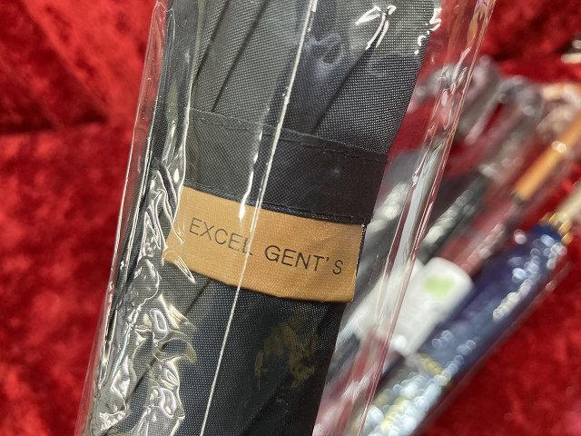 04-30-131 *AJ men's gentleman rainwear umbrella long umbrella 65cm etc. set sale 5 point set . bargain unused goods 