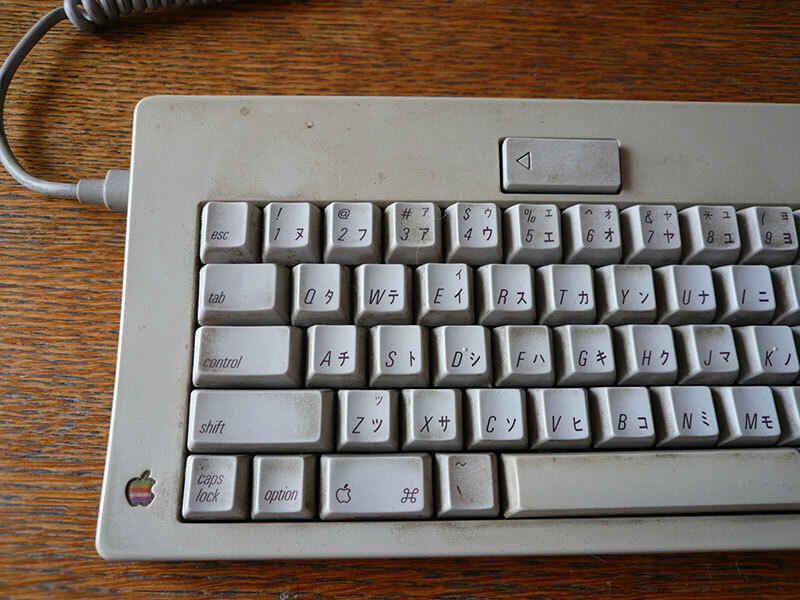 Apple純正 Apple Keyboard ADB ジャンク（要メンテ） iMateおまけの画像3