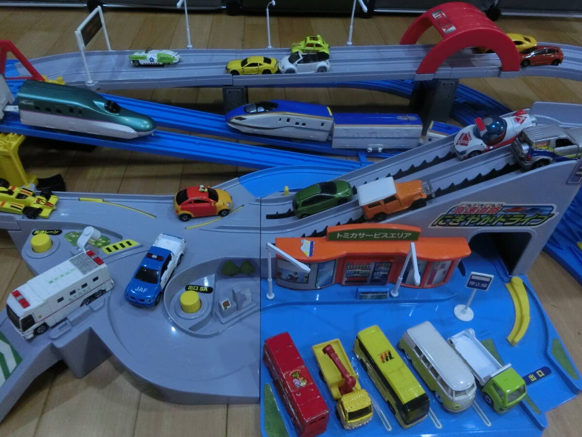  Plarail много производство конец товар Tomica высокая скорость Drive .. линия дорожное полотно . Shinkansen . максимально высокий сотрудничество 1 сила машина объединенный делать 6 машина . огромный сильнейший расположение едет 1 иен ~