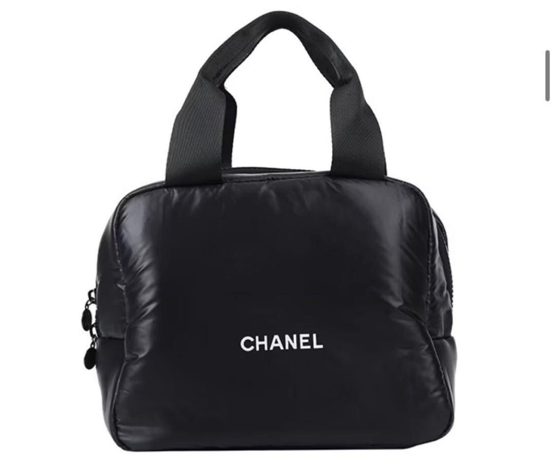 【新品・未使用】CHANEL 化粧ポーチ　ノベルティ ボストンバッグラスト1点_画像1