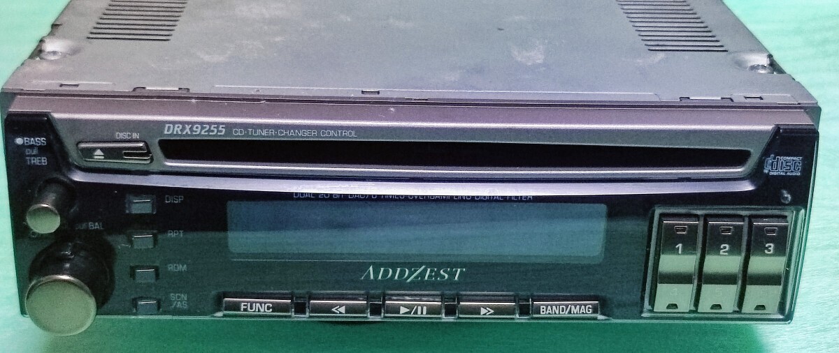 【送料無料】名機！ADDZEST アゼスト Clarion 1DIN CDプレイヤー DRX9255 カーステレオの画像1