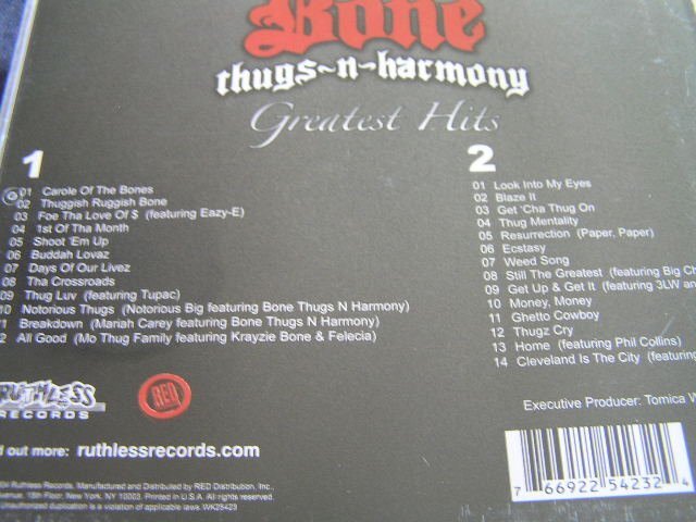 【HR008】《Bone Thugs-N-Harmoney / Eazy-E》Greatest Hits 他 - 3CD_画像3