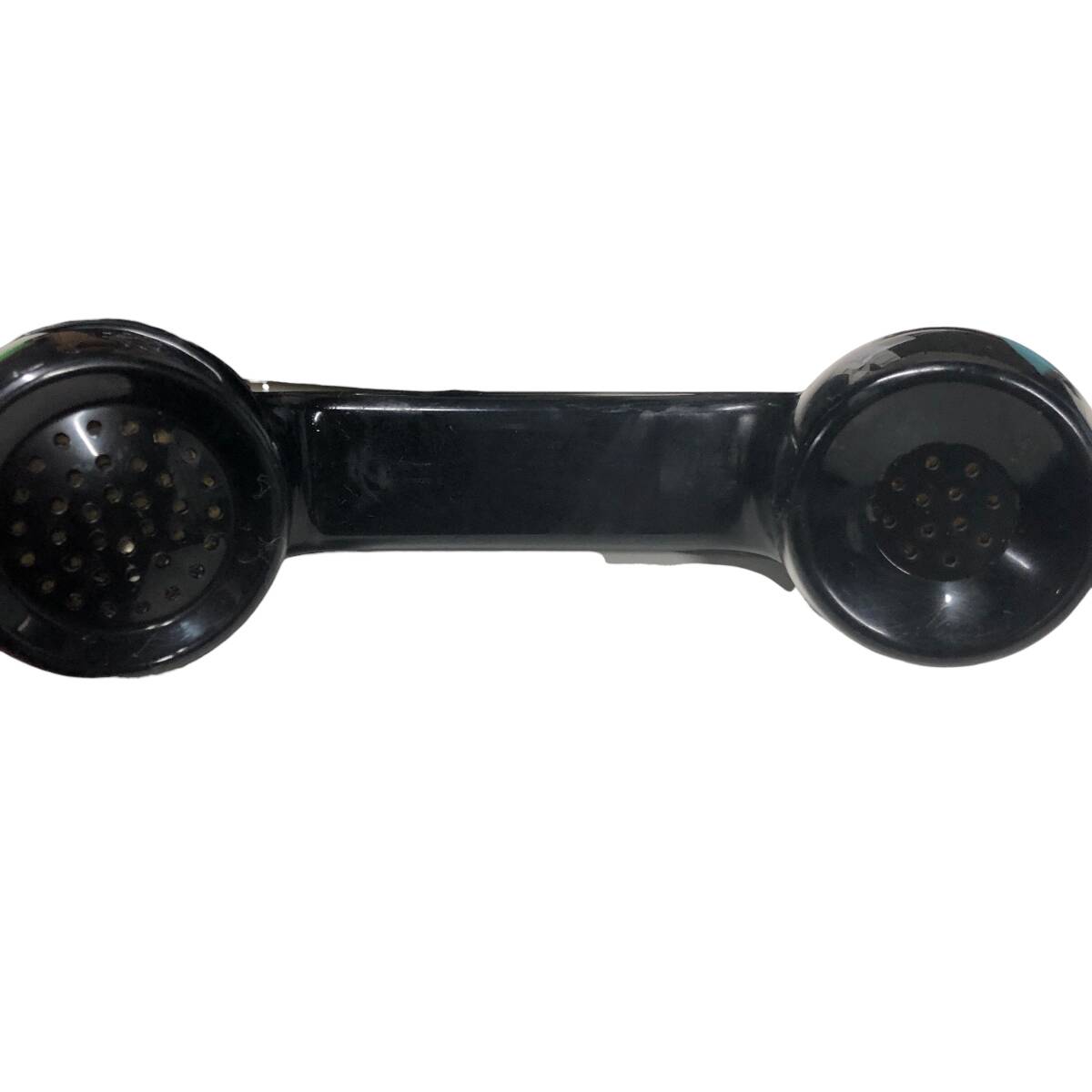 F474 black telephone 600-A2 Showa Retro modular jack dial type Japan electro- confidence telephone . company direct transactions (pick up) possible stone . city 