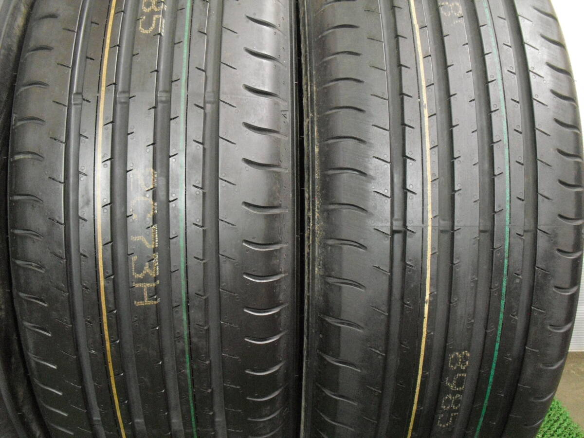 R102 新車外し! ダンロップ スポーツマックス060 225/55R19 2023年製 4本 タイヤ 夏タイヤ 直接引取可 石狩市 _画像3