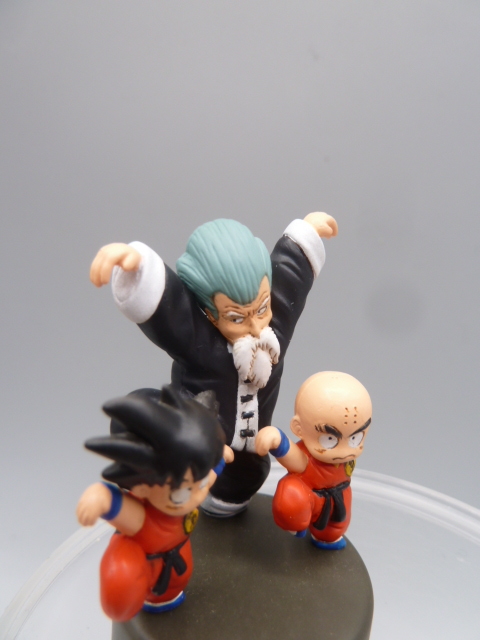 ドラゴンボール ミニフィギュアセレクション フィギュア 3 孫悟空＆ジャッキー・チュン＆クリリン フルリペイント の画像6