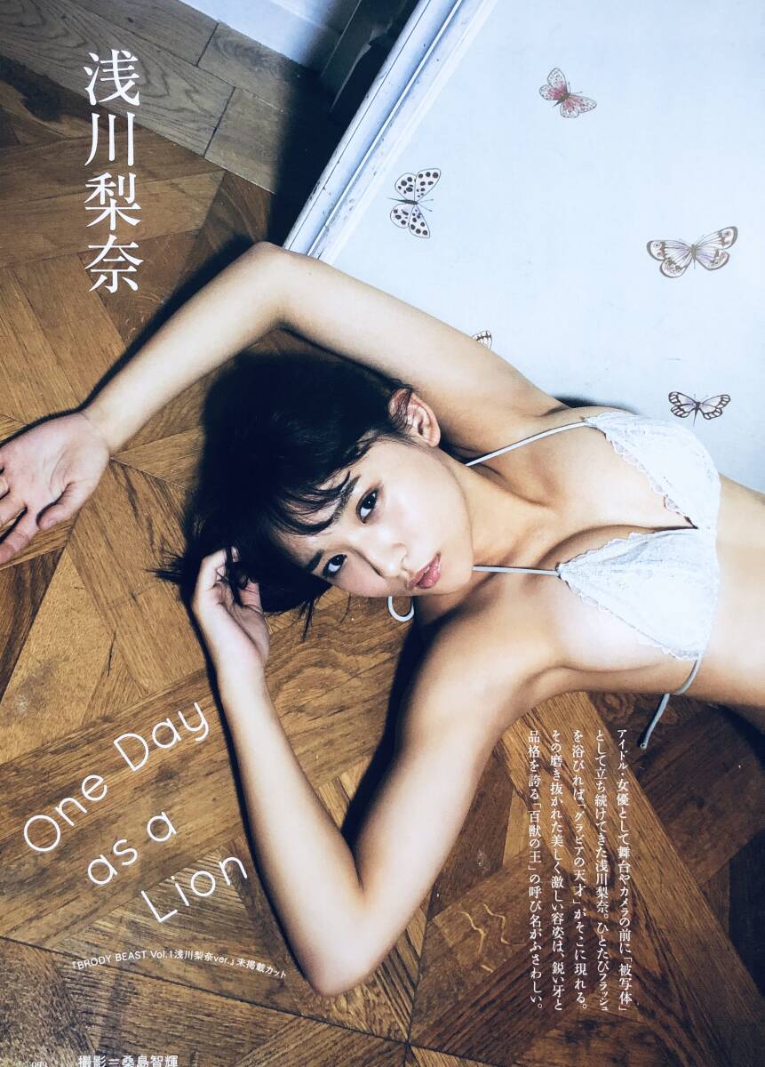 淺川梨奈　（3枚組）雑誌切り抜き（A4判）042_画像5