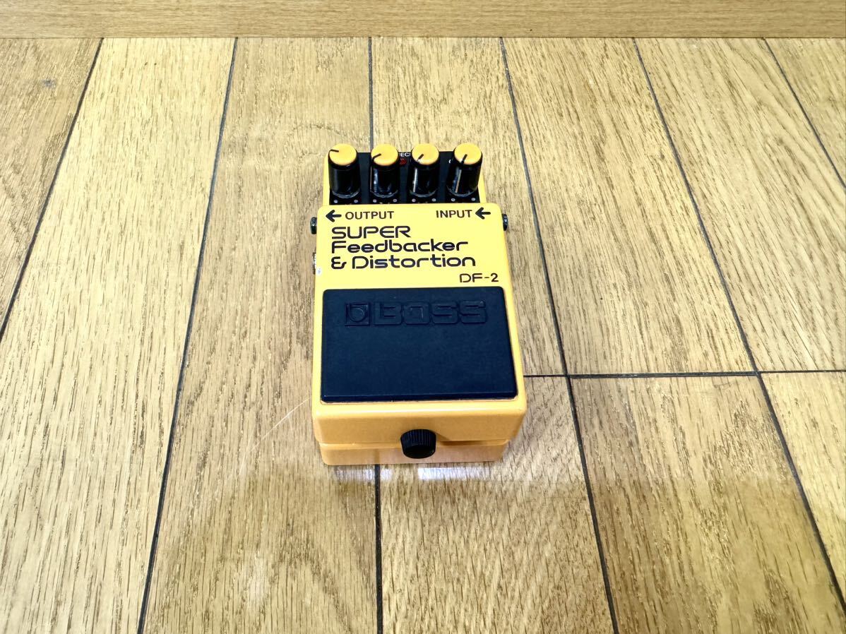  BOSS ボス DF-2 SUPER Feedbacker&Distortion ディストーション エレキギター用コンパクトエフェクター 日本製　_画像1