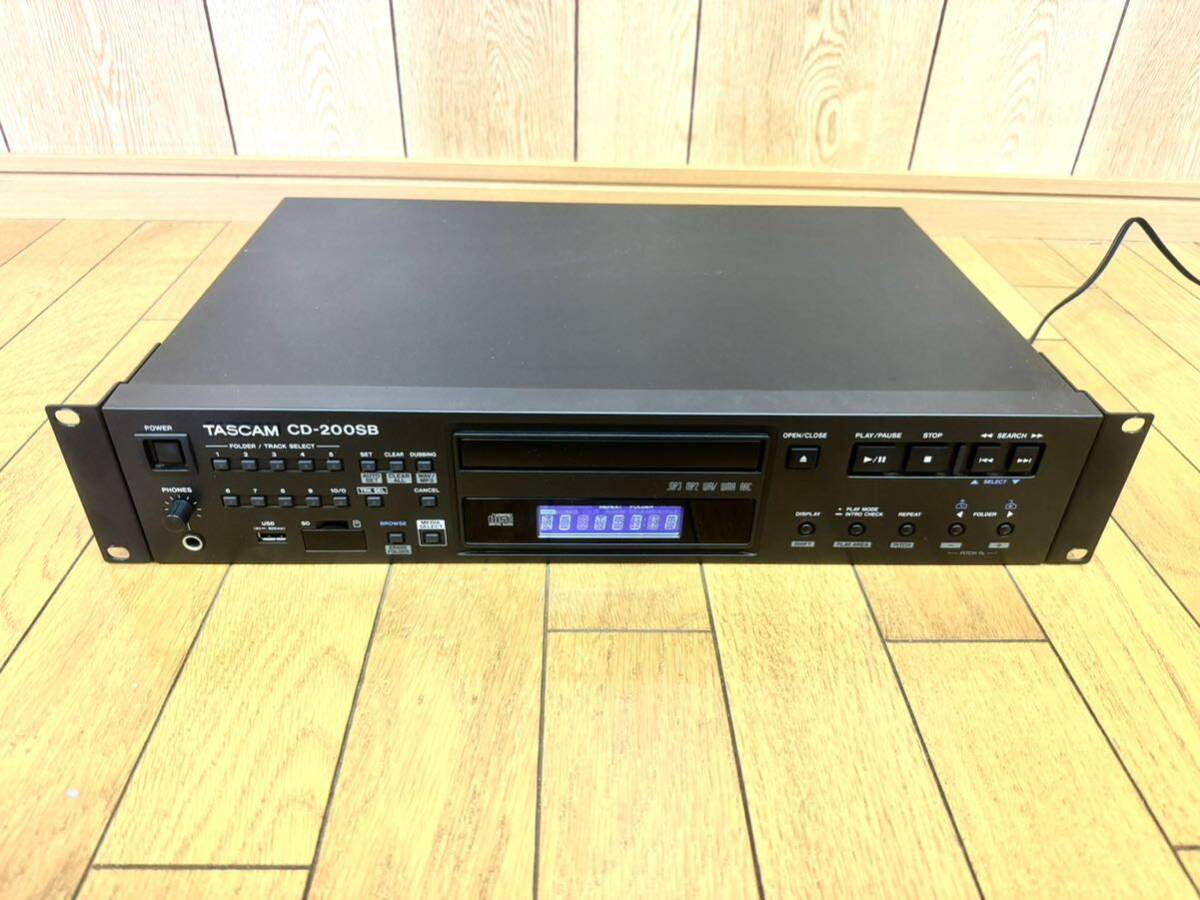 TASCAM CDプレーヤー 業務用 SD/SDHCカード・USBメモリー対応 CD-200SB ① の画像2