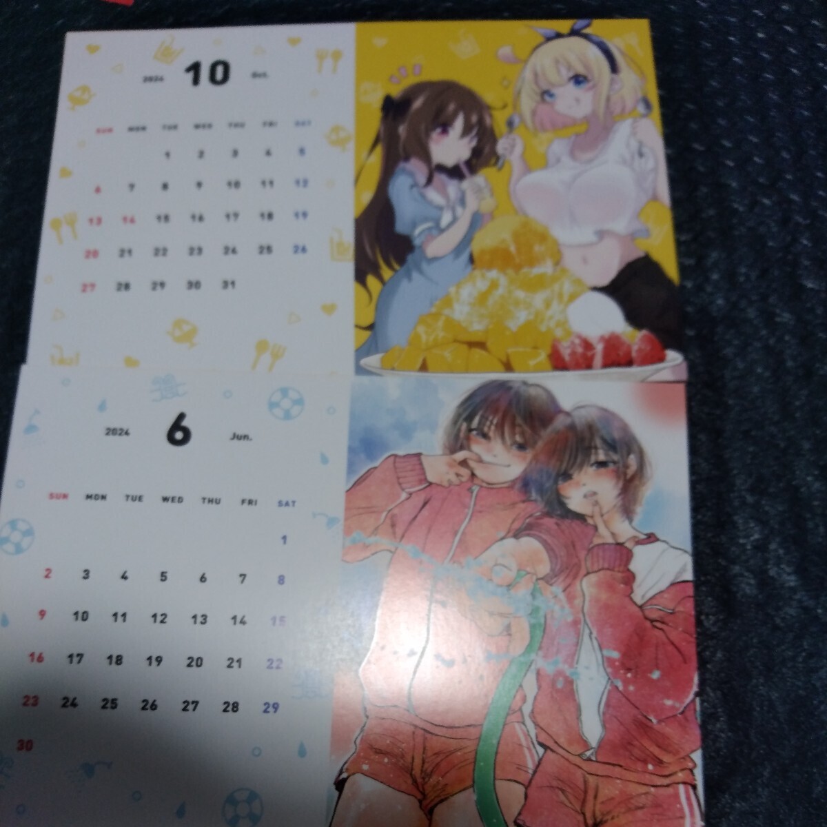 コミックキューン　カレンダー　姫ヶ崎櫻子　わたしのために脱ぎなさい　ケイヤクシマイ　晴れ晴れ日和　夢見るメイドのティータイム_画像4
