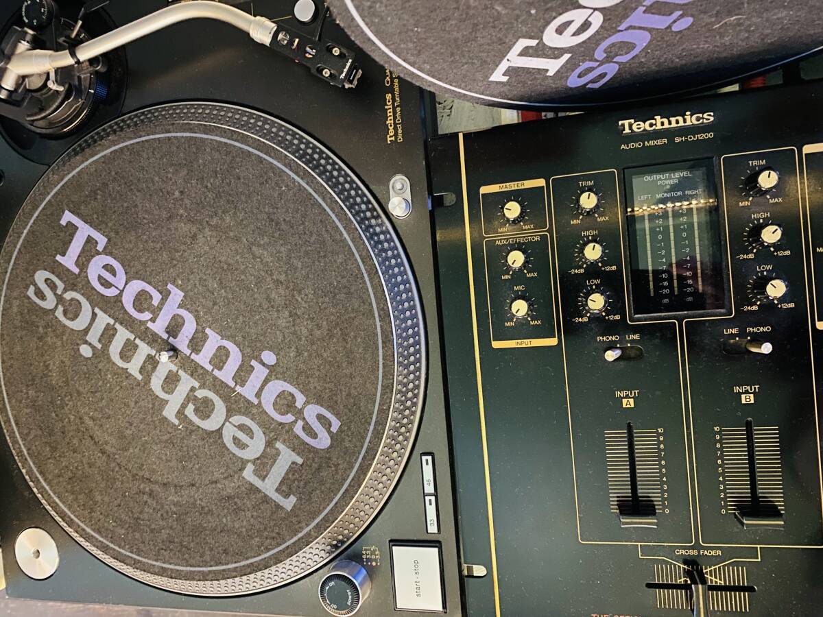 希少Technics SL-1200MK6 DJセット（セットでの販売）ミキサー カートリッジ付属！すぐプレイ可能！美品動作良好