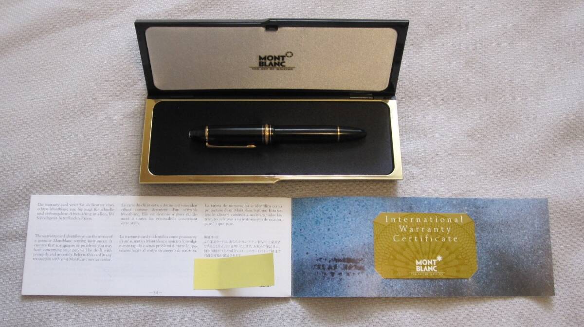 MONTBLANC Montblanc fountain pen 18K 4810 750 ink attaching 