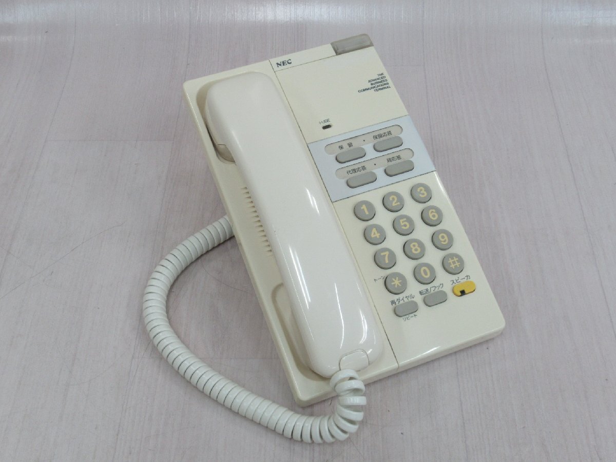 ▲ΩYG 1585 o 保証有 NEC Dterm25B 単体電話機 T-3640電話機(SW) ・祝10000！取引突破！_画像1