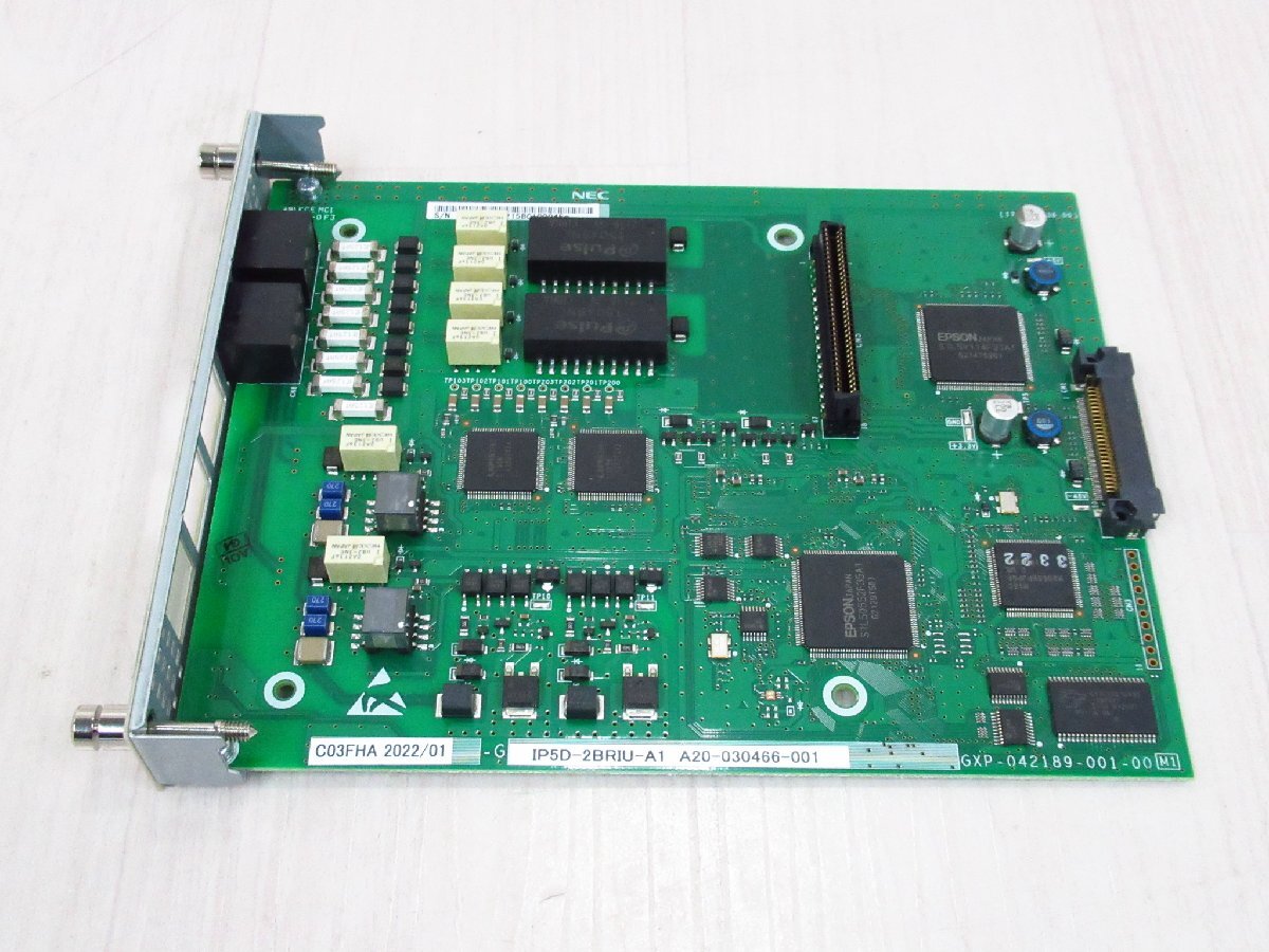 ・LG3 7100 保証有 22年製 NEC Aspire UX 2デジタル局線ユニット IP5D-2BRIU-A1 動作OK ・祝10000取引突破!