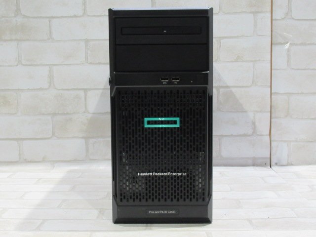 04520 Ω 新TTPC 1424m HPE【 ProLiant ML30 Gen10 】【 OS無 / Xeon E-2134 3.5GHz / 8.00GB / HDD:1TB SAS 2.5インチ×3 】鍵付_画像2