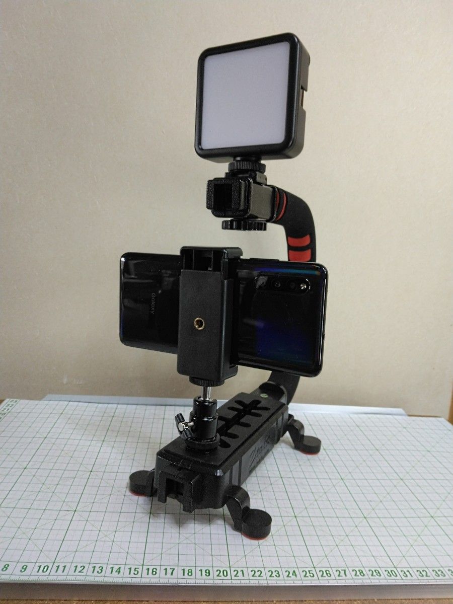 グリップハンドル Zeadio　スマートフォン　カメラ　ビデオ　スタビライザー 