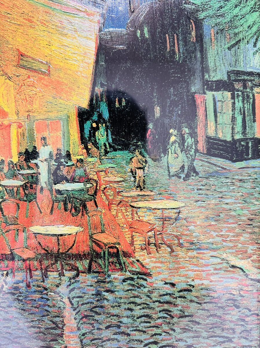 模写 夜のカフェテラス フィンセント・ヴィレム・ファン・ゴッホ ポスト印象派 風景画 絵画 画家 美術品 額装 アンティーク インテリアの画像7