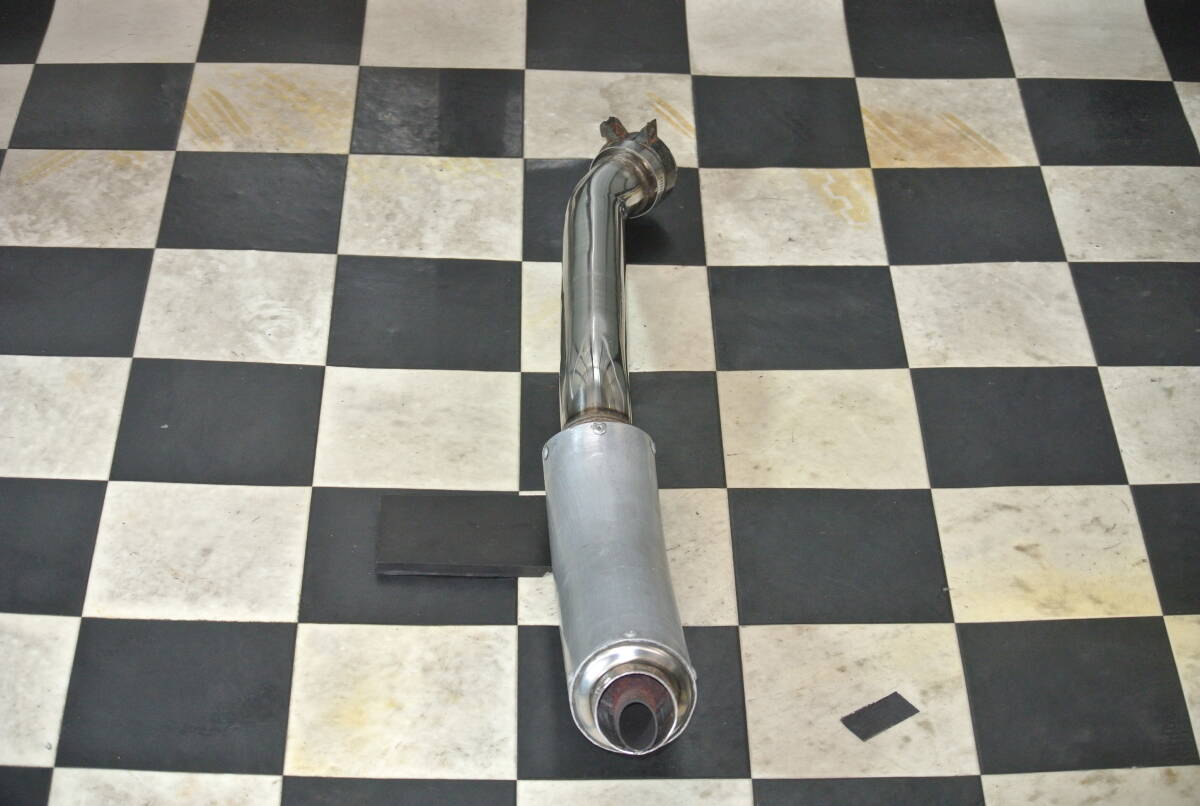  rare old car parts! FZR250 2KR after market silencer for searching )RZR TZR FZR DT Serow RD GX