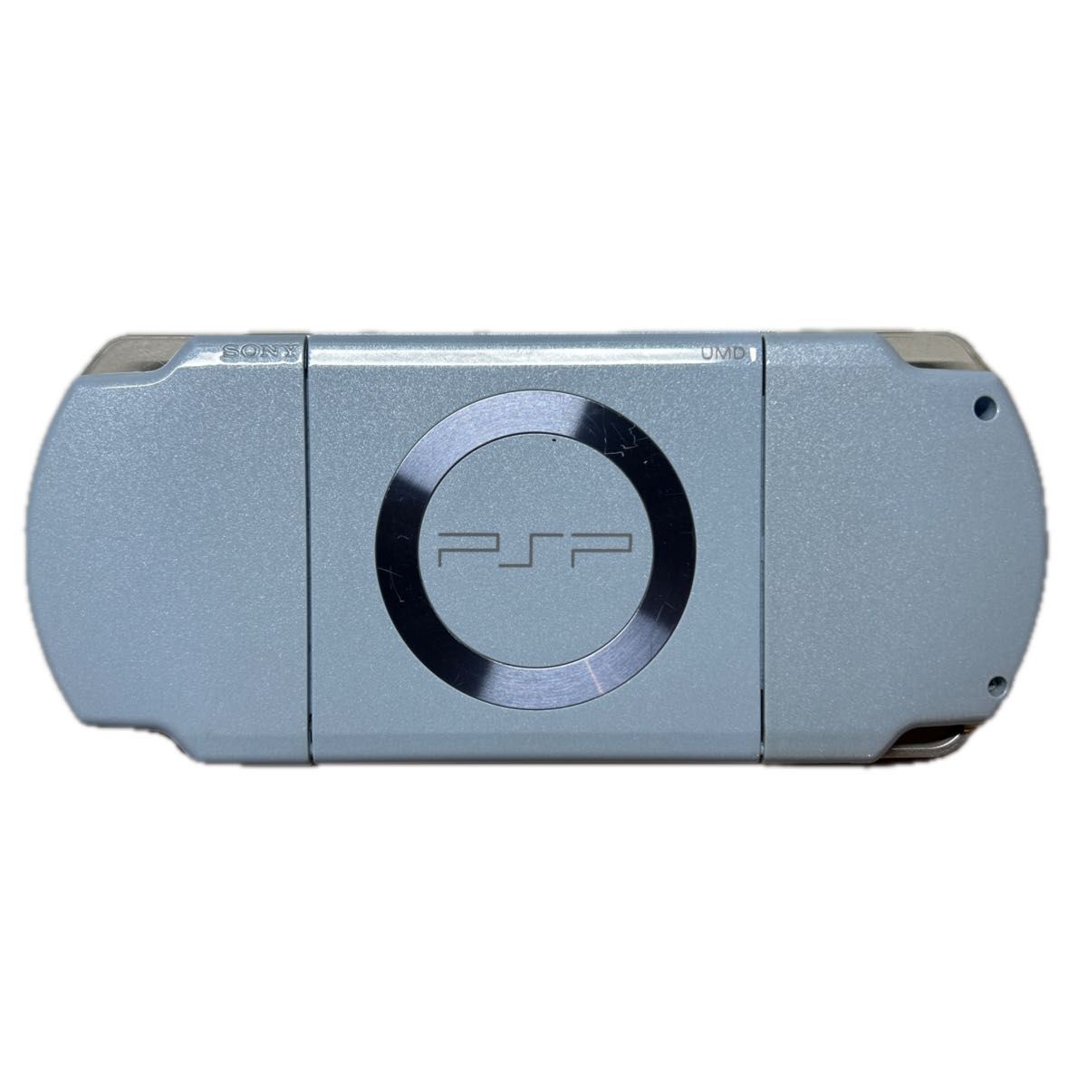 PSP-2000 ブルー メモリースティック4G USB充電ケーブル 保護ケース モンハン付