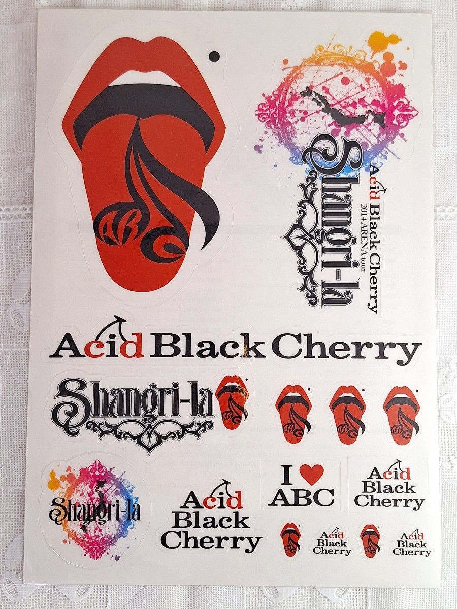 Acid Black Cherry Shangri-la ウォールステッカー シール 2014 アリーナツアー yasu ABC 