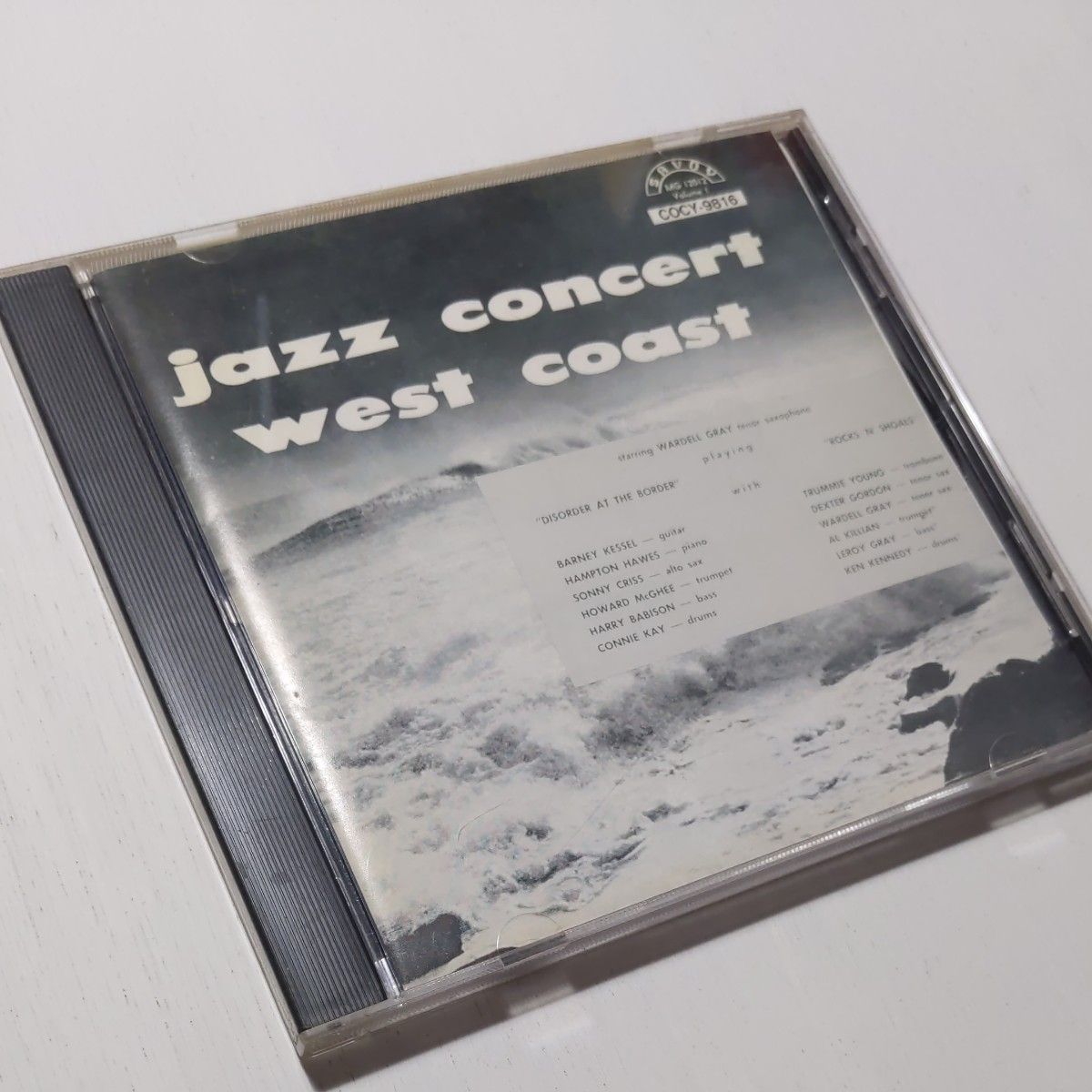 JAZZ WEST COAST LIVE HOLLYWOOD JAZZ VOL.1 デクスター・ゴードン ワーデル・グレイ CD