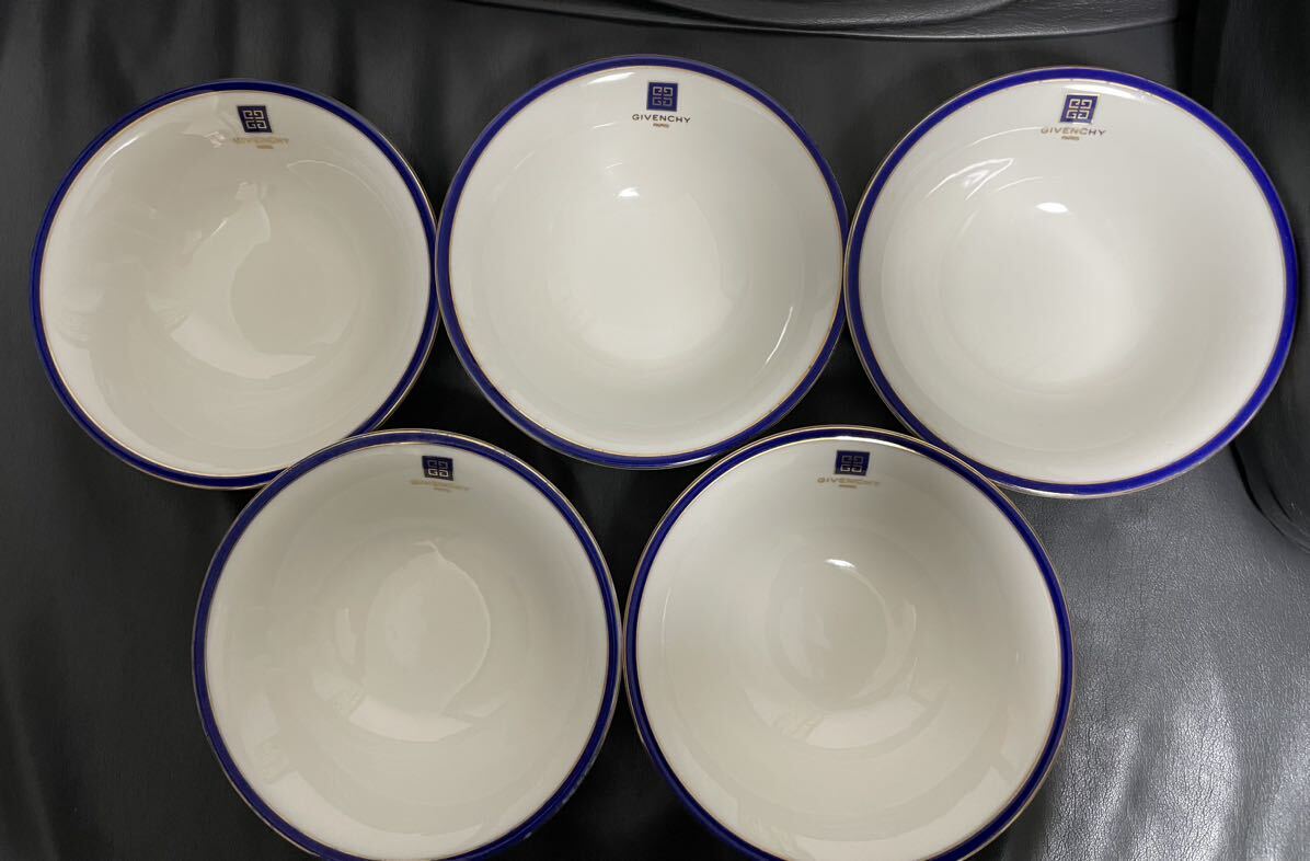 ジバンシー5皿セットスープ、サラダ皿GIVENCHY 食器の画像1
