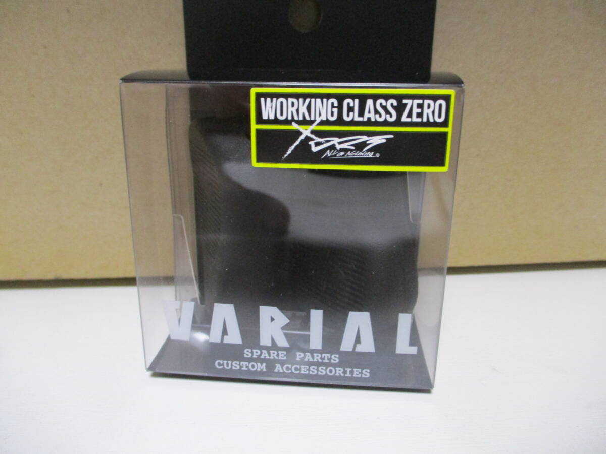 DRT×ワーキングクラスゼロ　 バリアル　ノブ　フラット　ブラック　　　VARIAL 　KNOB FLAT　　WORKING CLASS ZERO　ヴァリアル　新品　_画像1