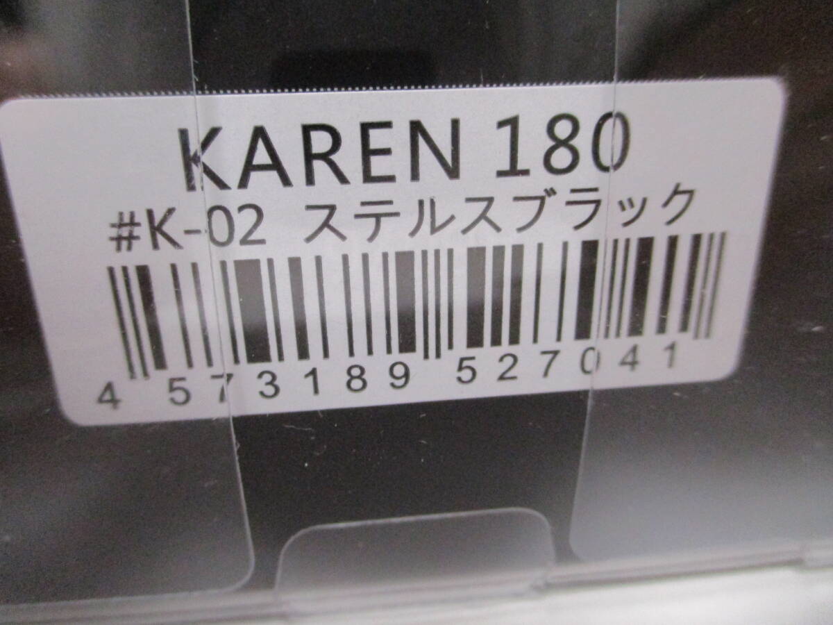 OSP 　KAREN 180　　ステルスブラック　　　オーエスピー　カレン180　　　　新品　　並木敏成　Tナミキ　　　DRTより　_画像6