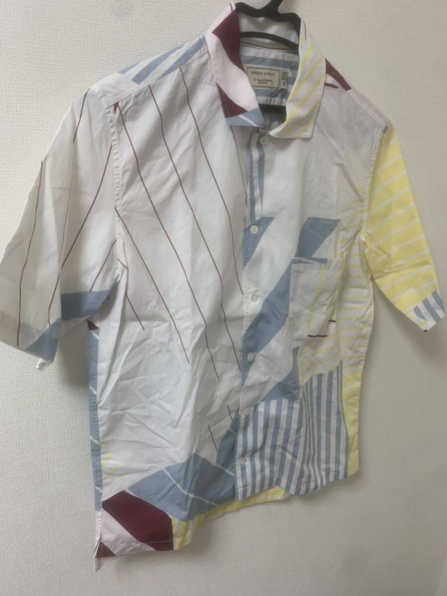 MAISON KITSUNE メゾンキツネ 半袖シャツ 柄  美品の画像8