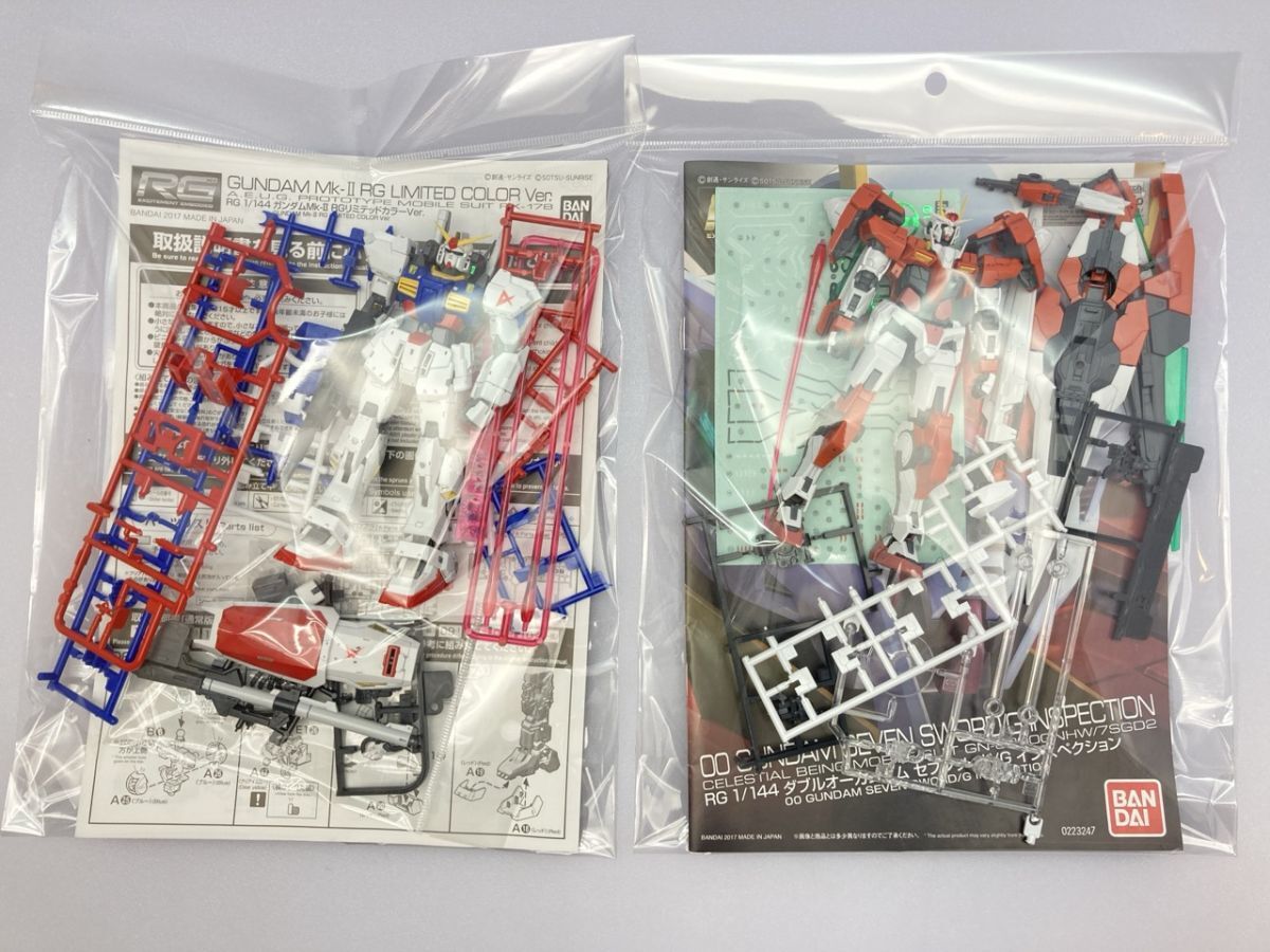 バンダイ RG 1/144 ガンダムMk-II RGリミテッドカラー インスペクション 完成品 まとめて/ジャンク ※まとめて取引・同梱不可 [47-680]_画像1