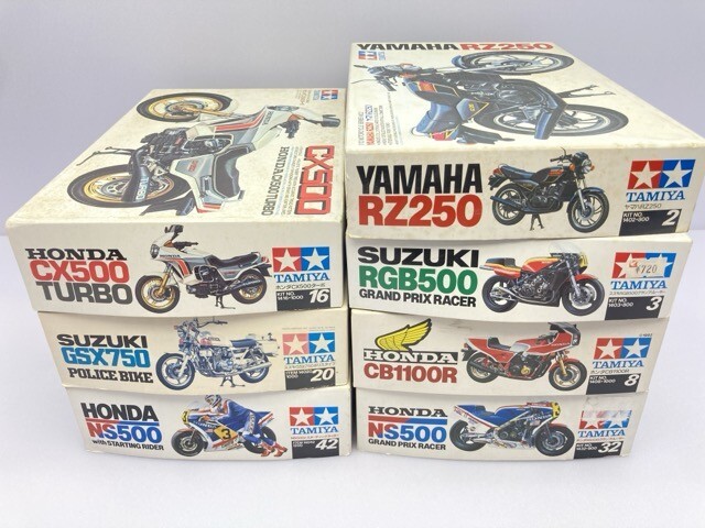 タミヤ 1/12 ホンダ NS500 などバイクプラモデルまとめて ※まとめて取引・同梱不可 [44-1293]