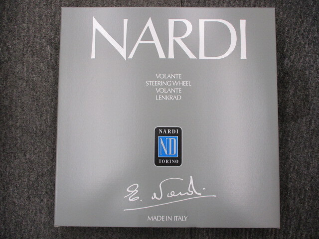 【未使用品】NARDI ナルディ COMPETITION コンペティション パンチングレザー＆シルバースポーク 330mm ステアリング N086 日本正規品_画像7