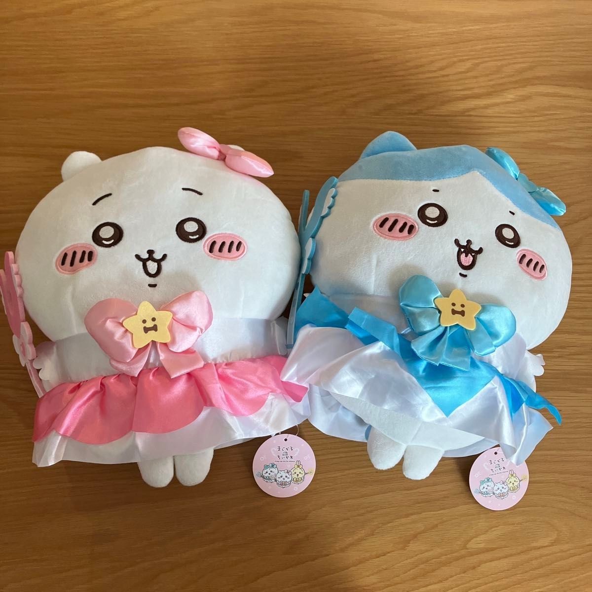 ちいかわ BIGぬいぐるみ まじかるちいかわ ハチワレ プライズ アミューズメント専用景品　2点セット