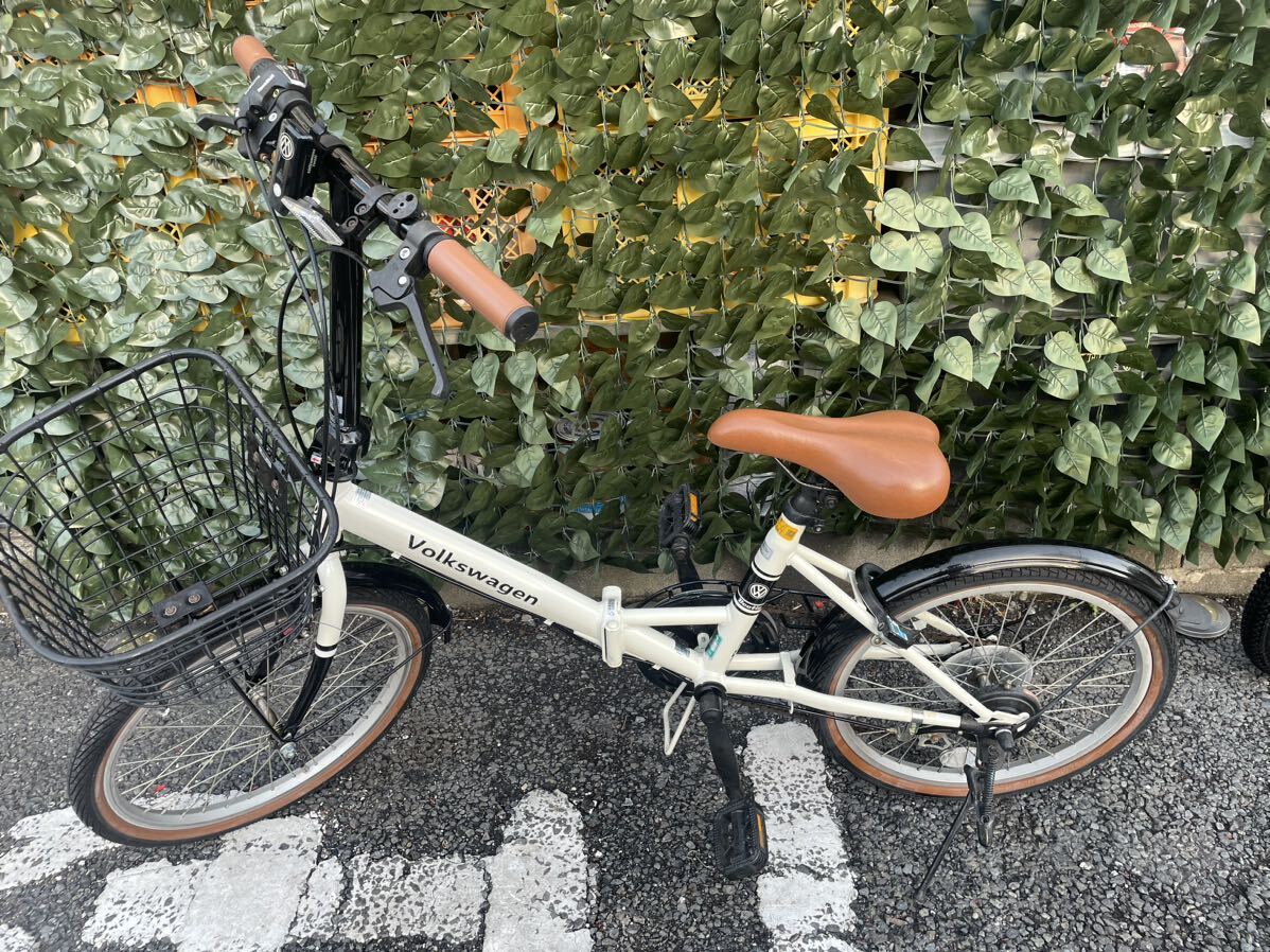 折りたたみ自転車 フォルクスワーゲン Volkswagen 自転車 中古品の画像1