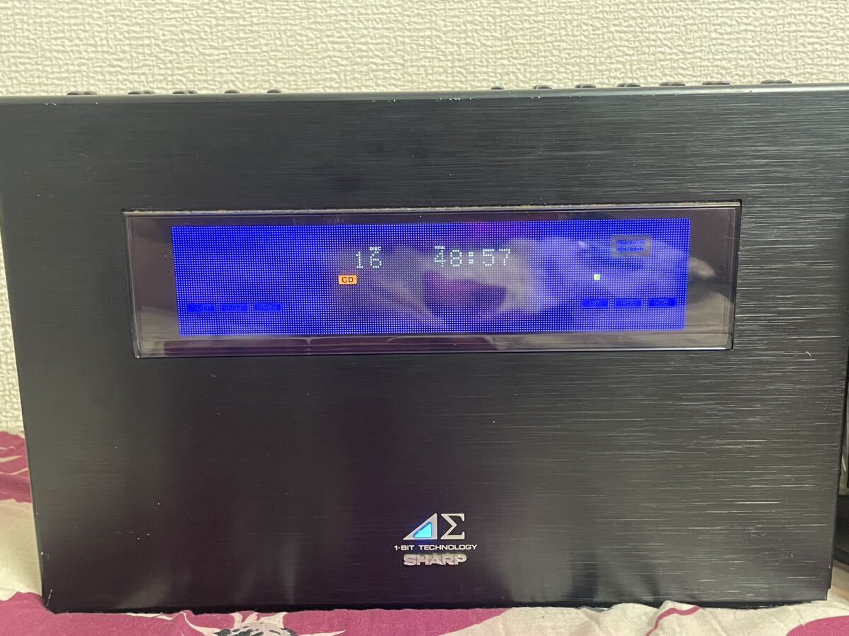 SHARP 1bit 1 bit digital amplifier system player amplifier sound equipment sharp SD-SG11 tuner 2001 year made 