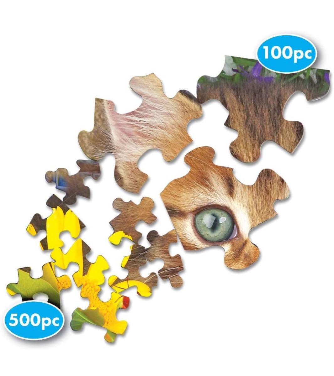 Springbok's 100ピース 子供用ジグソーパズル ガーデンヘルパー 猫 パズル