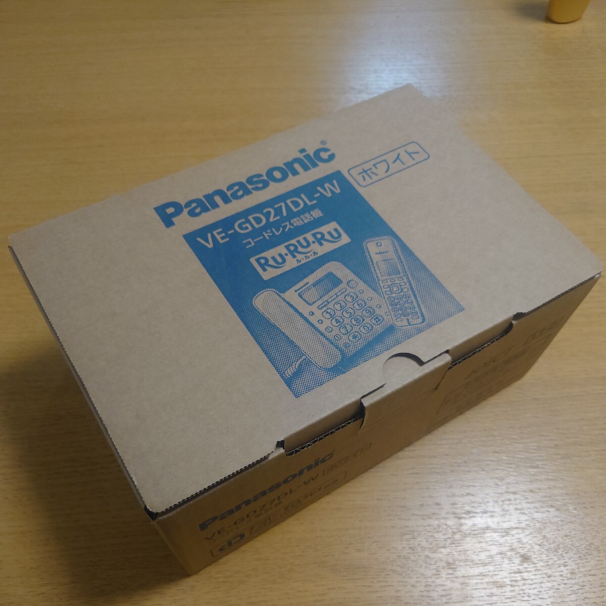 パナソニック Panasonic コードレス子機付 電話機 コードレス電話機 VE-GD27DL（子機1台・ホワイト）の画像1