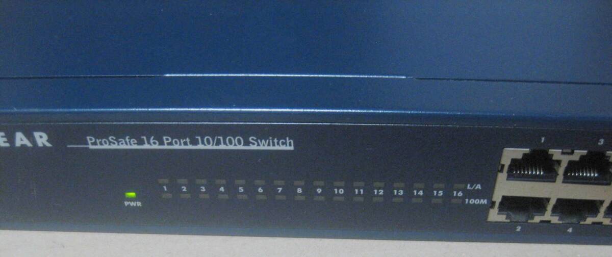 NETGEAR ネットギア JFS516 16ポートスイッチングハブ ProSafe 16 port 10/100 Switch ジャンク_画像3