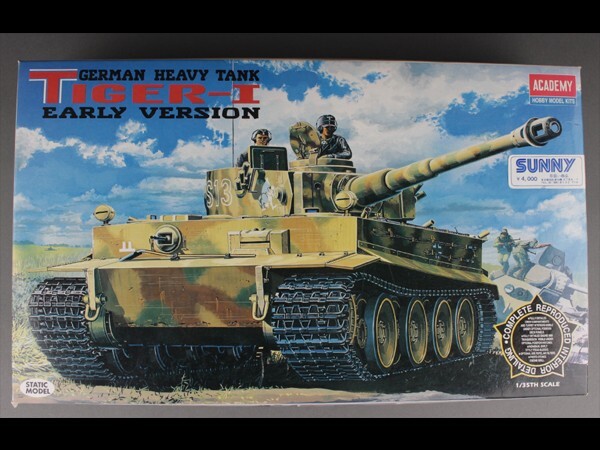 未開封 未組立 1/35 GERMAN HEAVY TANK Tiger I Early Version ACADEMY MODEL KITS TA979 a06の画像1